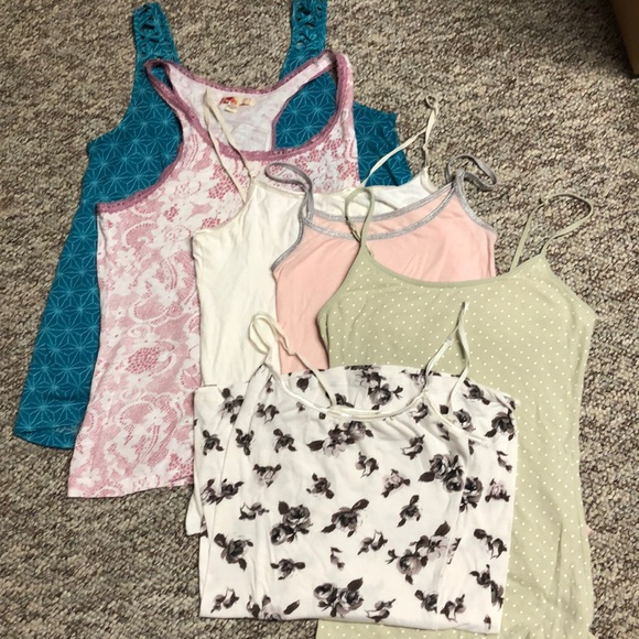 various Tops - Set of six camisoles tanks